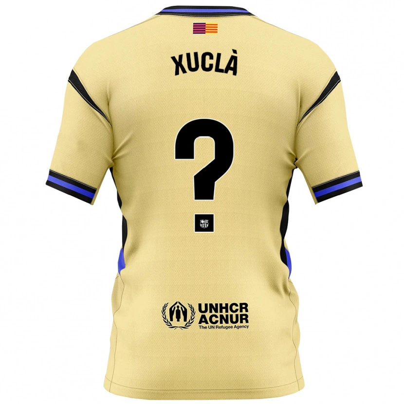 Danxen Women Guiu Xuclà #0 Yellow Black Away Jersey 2025/26 T-Shirt