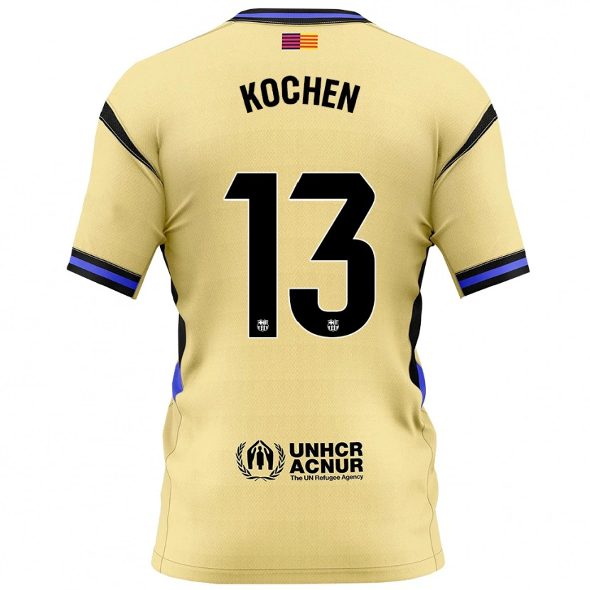 Danxen Women Diego Kochen #13 Yellow Black Away Jersey 2025/26 T-Shirt
