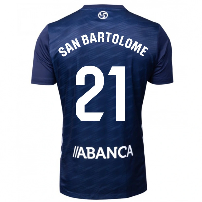 Danxen Women Victor San Bartolome #21 Navy White Away Jersey 2025/26 T-Shirt