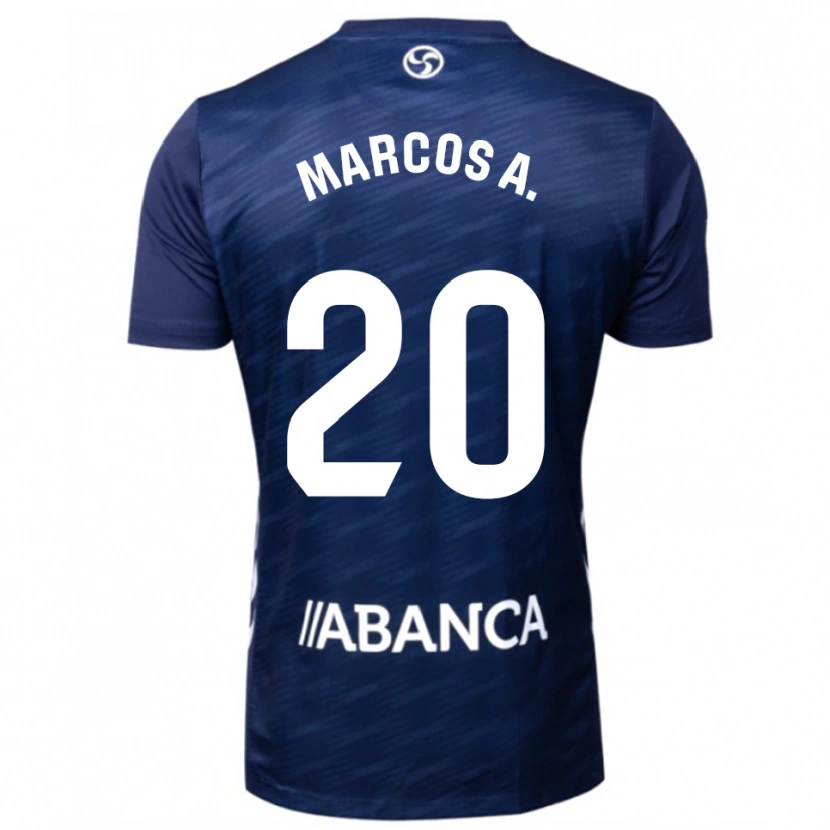Danxen Women Marcos Alonso #20 Navy White Away Jersey 2025/26 T-Shirt