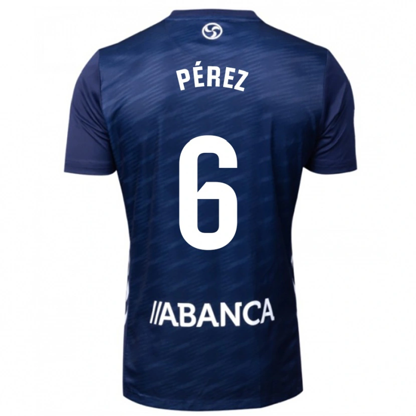 Danxen Women Elena Pérez #6 Navy White Away Jersey 2025/26 T-Shirt