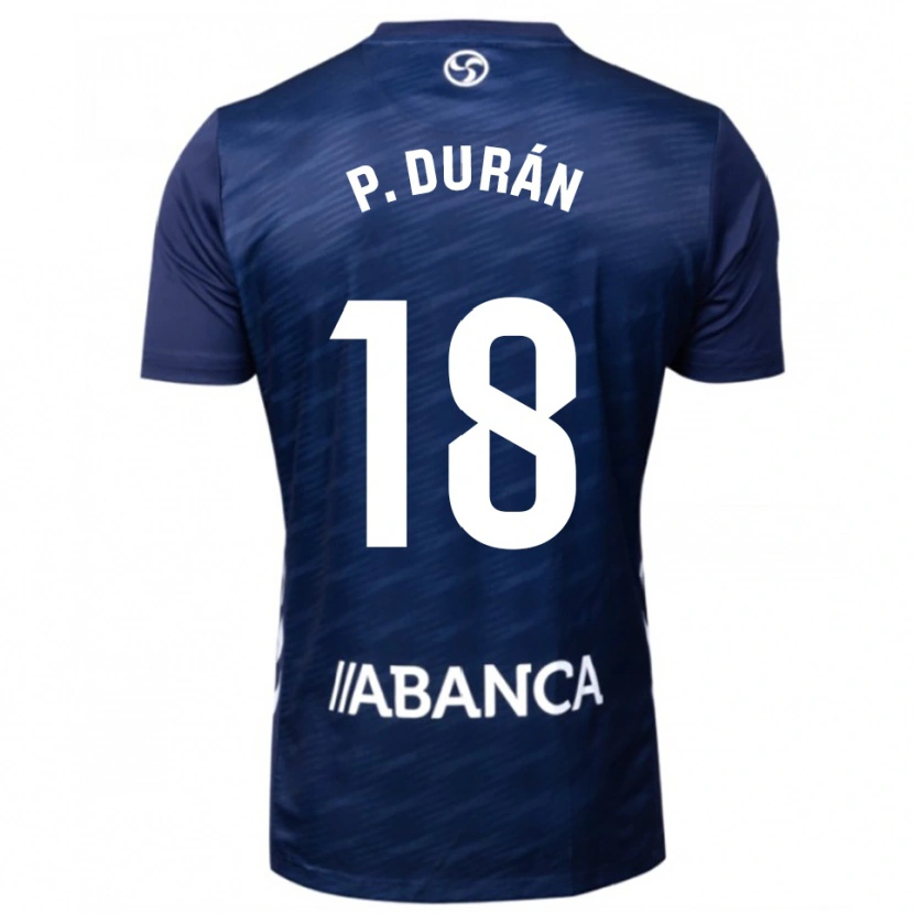 Danxen Women Pablo Durán #18 Navy White Away Jersey 2025/26 T-Shirt