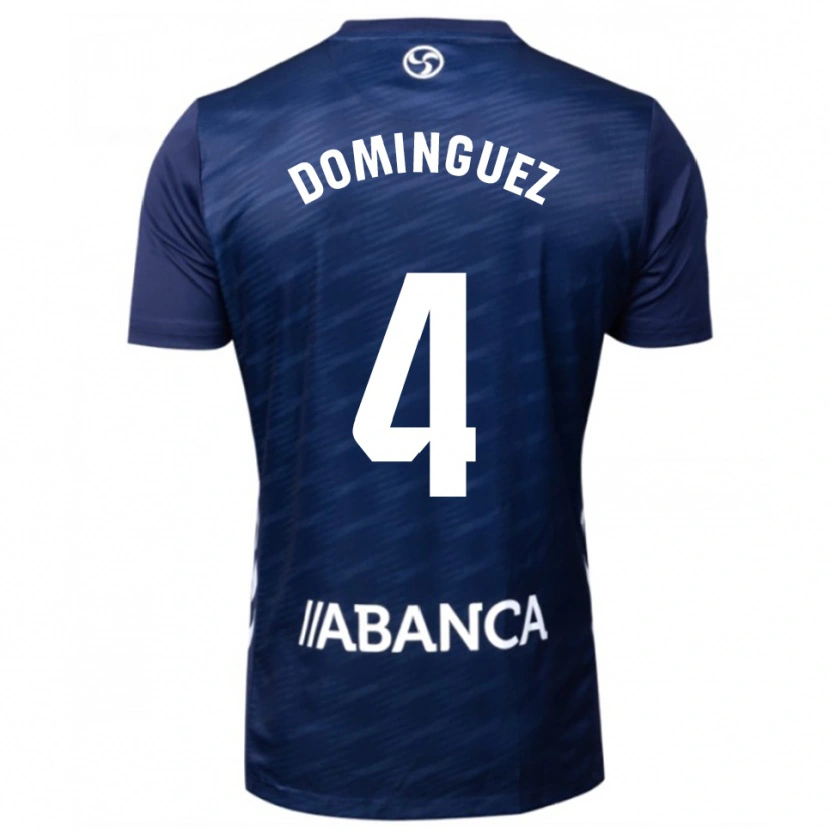 Danxen Women Javi Domínguez #4 Navy White Away Jersey 2025/26 T-Shirt
