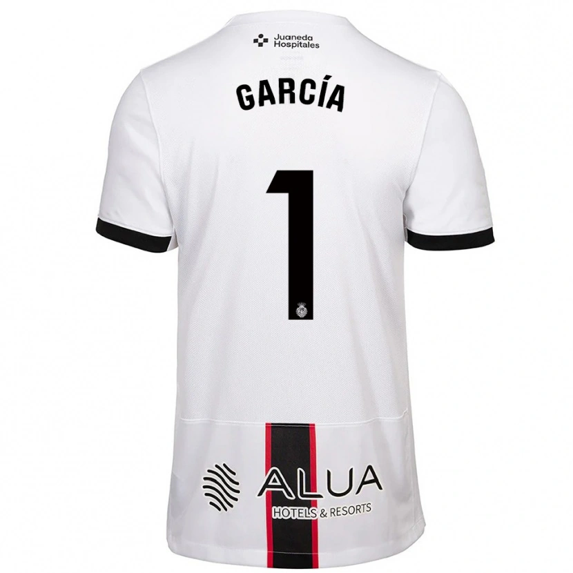 Danxen Women Pere García #1 White Black Away Jersey 2025/26 T-Shirt