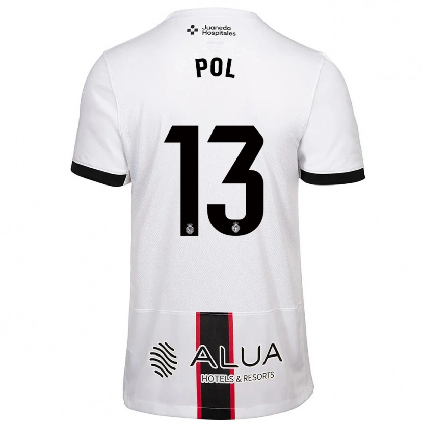 Danxen Women Joan Pol #13 White Black Away Jersey 2025/26 T-Shirt