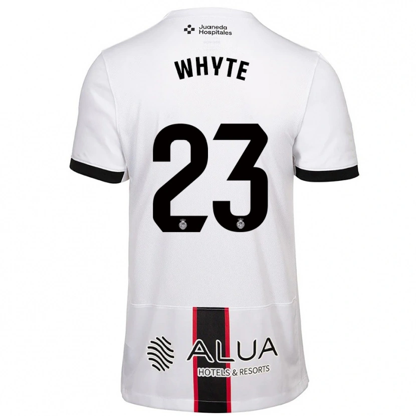 Danxen Women Michael Whyte #23 White Black Away Jersey 2025/26 T-Shirt