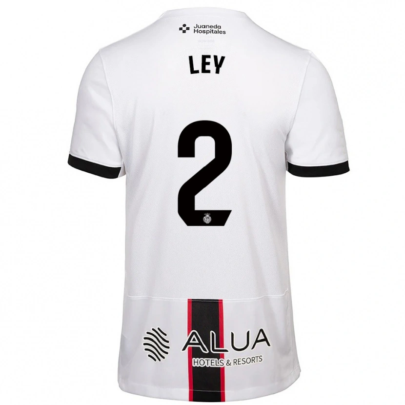 Danxen Women Yuzún Ley #2 White Black Away Jersey 2025/26 T-Shirt
