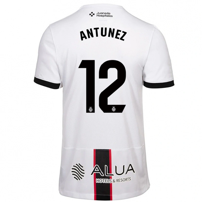 Danxen Women Yahir Antúnez #12 White Black Away Jersey 2025/26 T-Shirt