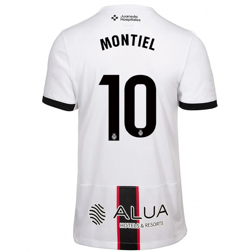 Danxen Women Luis Montiel #10 White Black Away Jersey 2025/26 T-Shirt