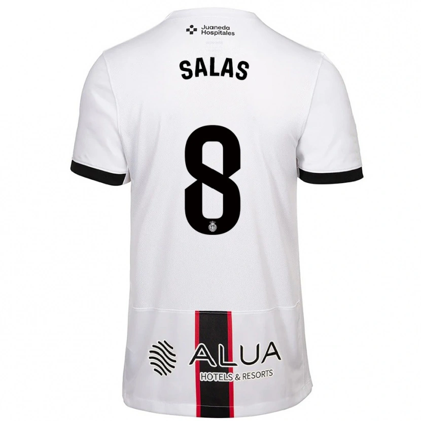 Danxen Women Jan Salas #8 White Black Away Jersey 2025/26 T-Shirt