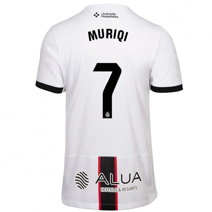 Danxen Women Vedat Muriqi #7 White Black Away Jersey 2025/26 T-Shirt