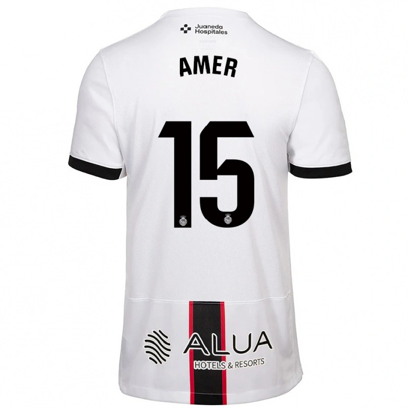 Danxen Women Pere Amer #15 White Black Away Jersey 2025/26 T-Shirt