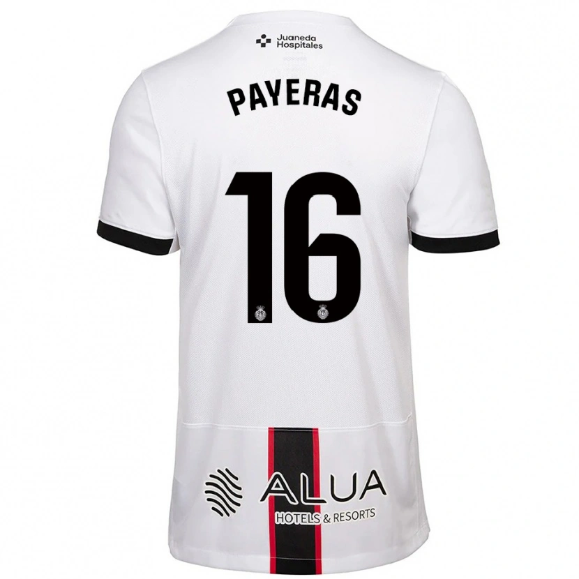 Danxen Women Martí Payeras #16 White Black Away Jersey 2025/26 T-Shirt