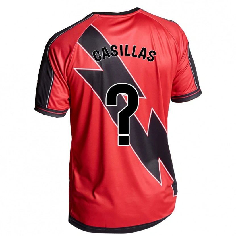 Danxen Women Marcos Casillas #0 Red Black Away Jersey 2025/26 T-Shirt