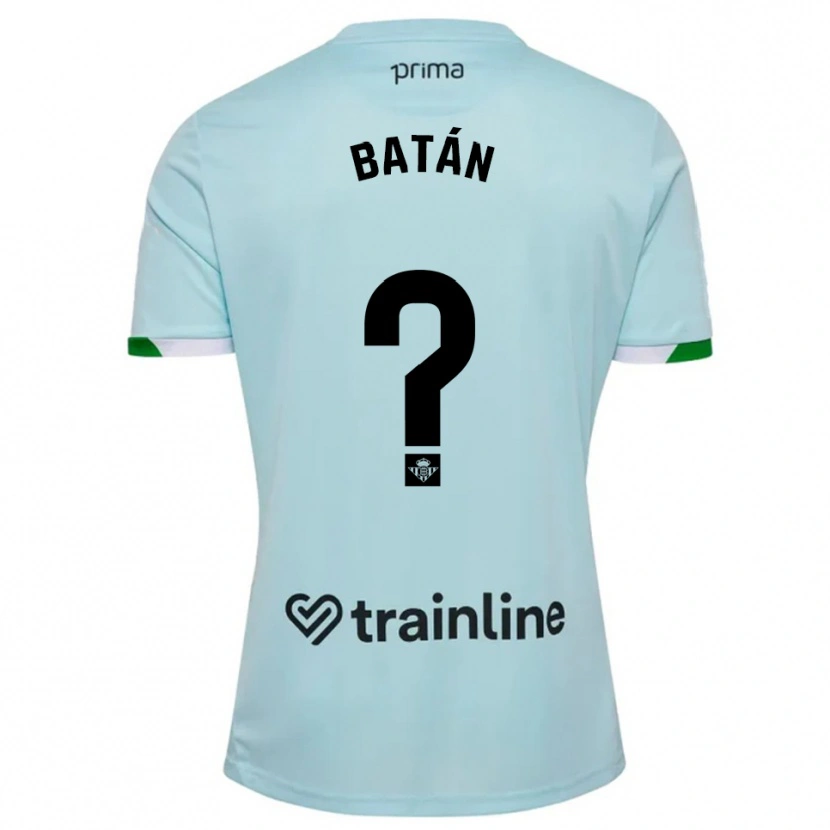 Danxen Women Fran Batán #0 Sky Blue Green Away Jersey 2025/26 T-Shirt