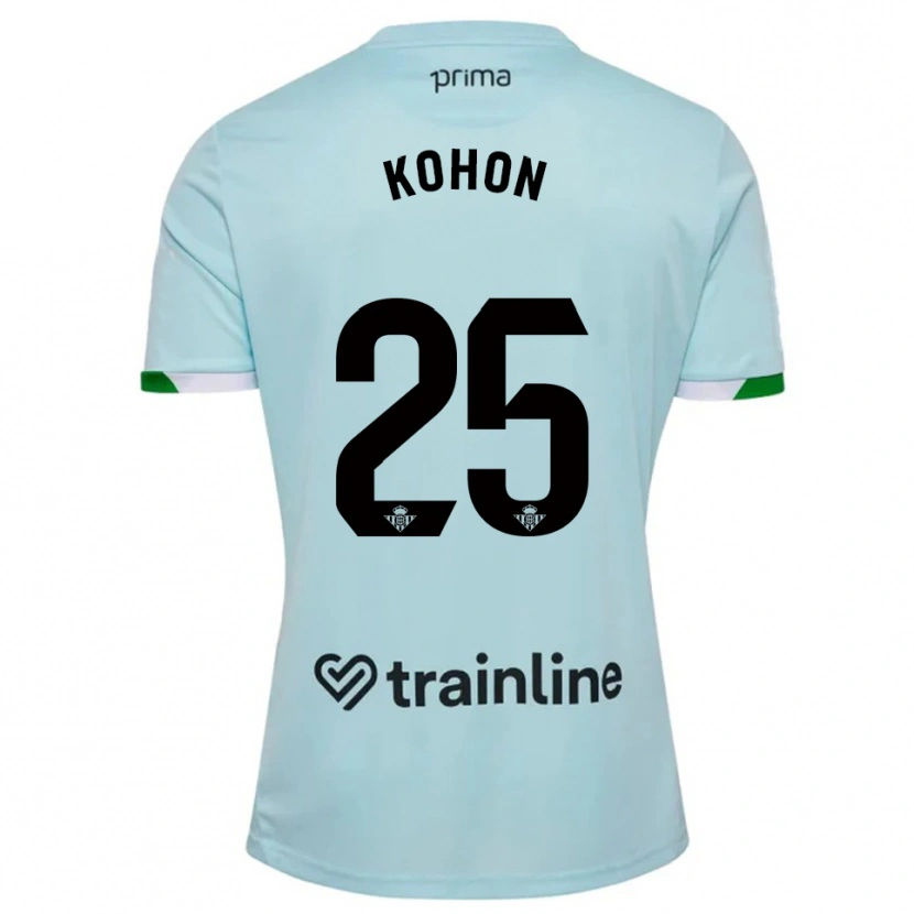 Danxen Women Rudy Kohon #25 Sky Blue Green Away Jersey 2025/26 T-Shirt