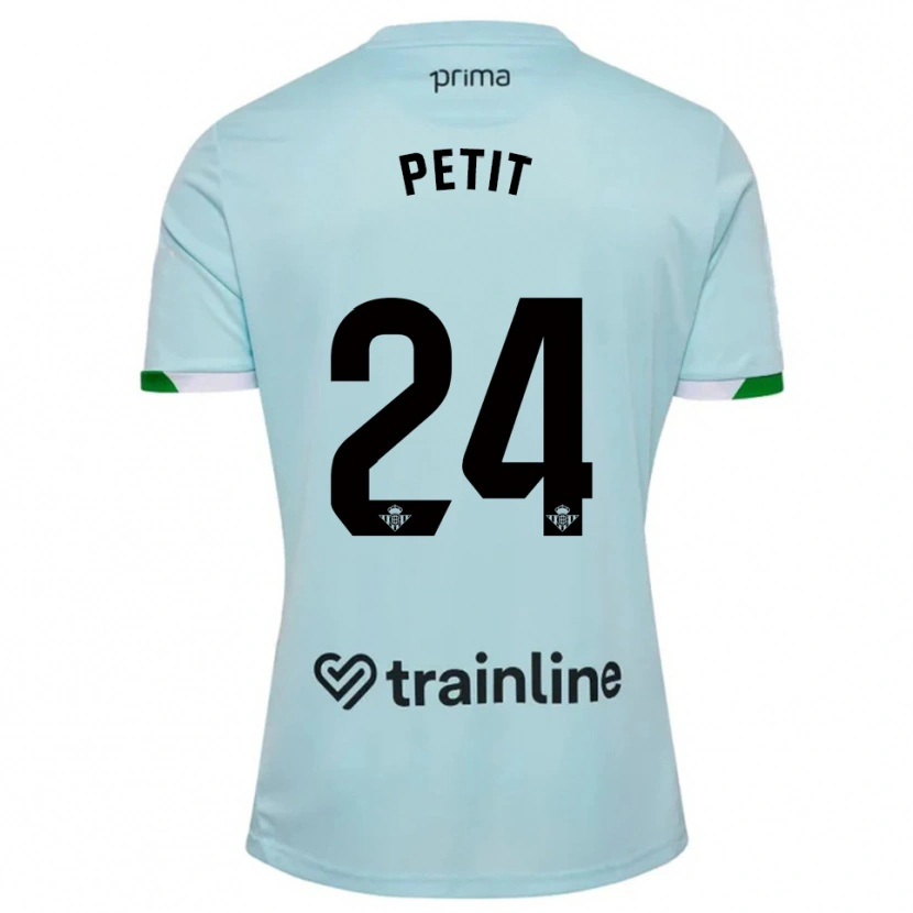 Danxen Women Gonzalo Petit #24 Sky Blue Green Away Jersey 2025/26 T-Shirt