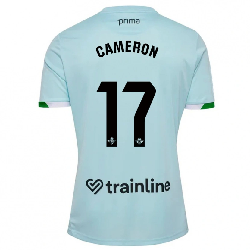 Danxen Women Tiffany Cameron #17 Sky Blue Green Away Jersey 2025/26 T-Shirt