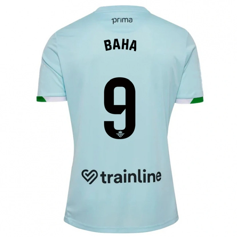 Danxen Women Ziyad Baha #9 Sky Blue Green Away Jersey 2025/26 T-Shirt