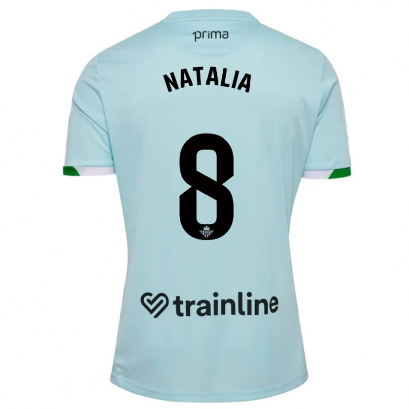 Danxen Women Natalia Montilla Martinez #8 Sky Blue Green Away Jersey 2025/26 T-Shirt