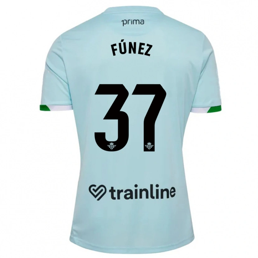 Danxen Women Rica Fúnez #37 Sky Blue Green Away Jersey 2025/26 T-Shirt