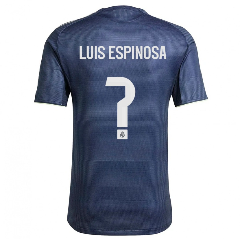 Danxen Women José Luis Espinosa #0 Navy Silver Away Jersey 2025/26 T-Shirt