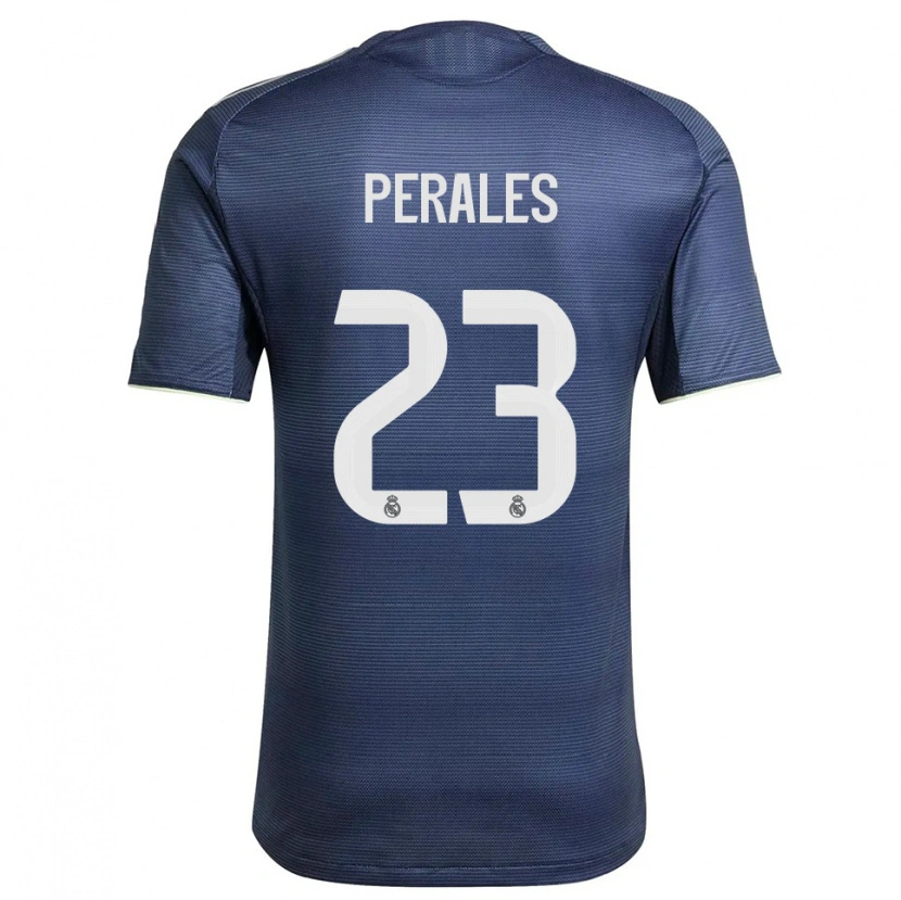 Danxen Women Miguel Perales #23 Navy Silver Away Jersey 2025/26 T-Shirt