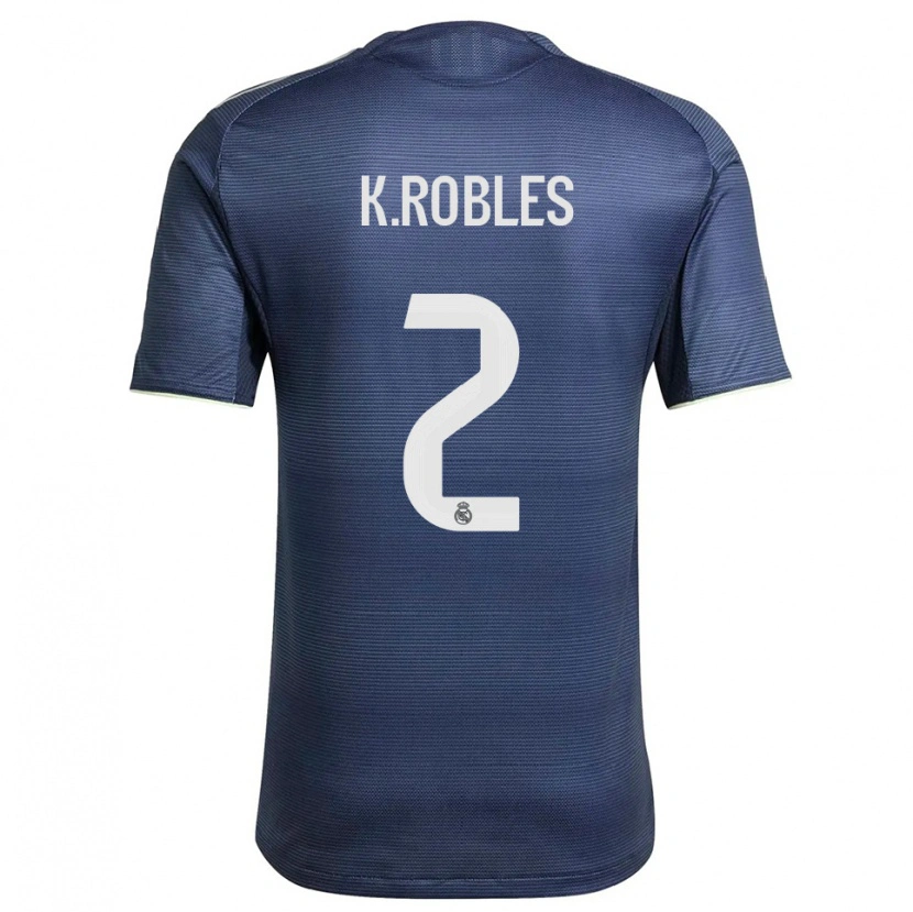 Danxen Women Kenti Robles #2 Navy Silver Away Jersey 2025/26 T-Shirt