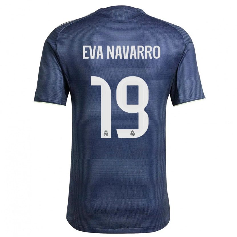 Danxen Women Eva Navarro #19 Navy Silver Away Jersey 2025/26 T-Shirt