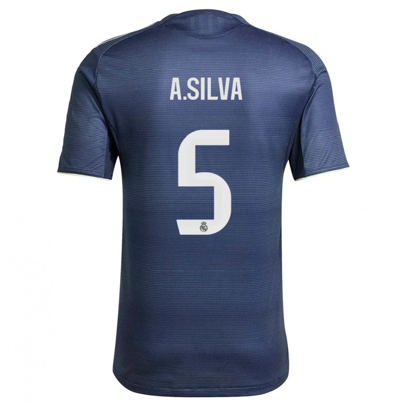 Danxen Women Antonia Silva #5 Navy Silver Away Jersey 2025/26 T-Shirt