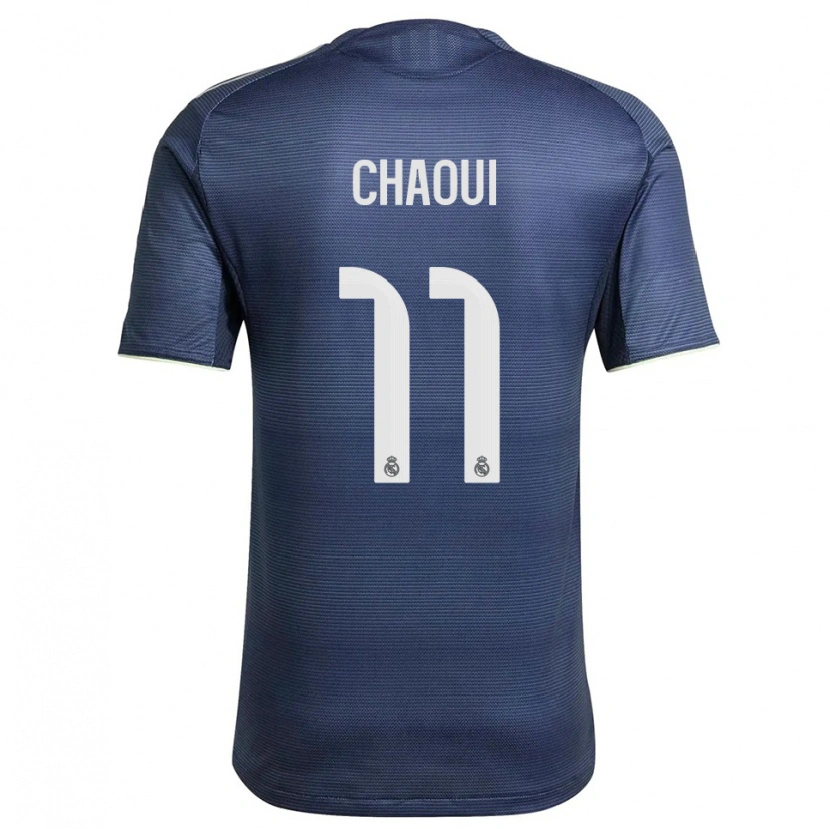 Danxen Women Omar Chaoui #11 Navy Silver Away Jersey 2025/26 T-Shirt