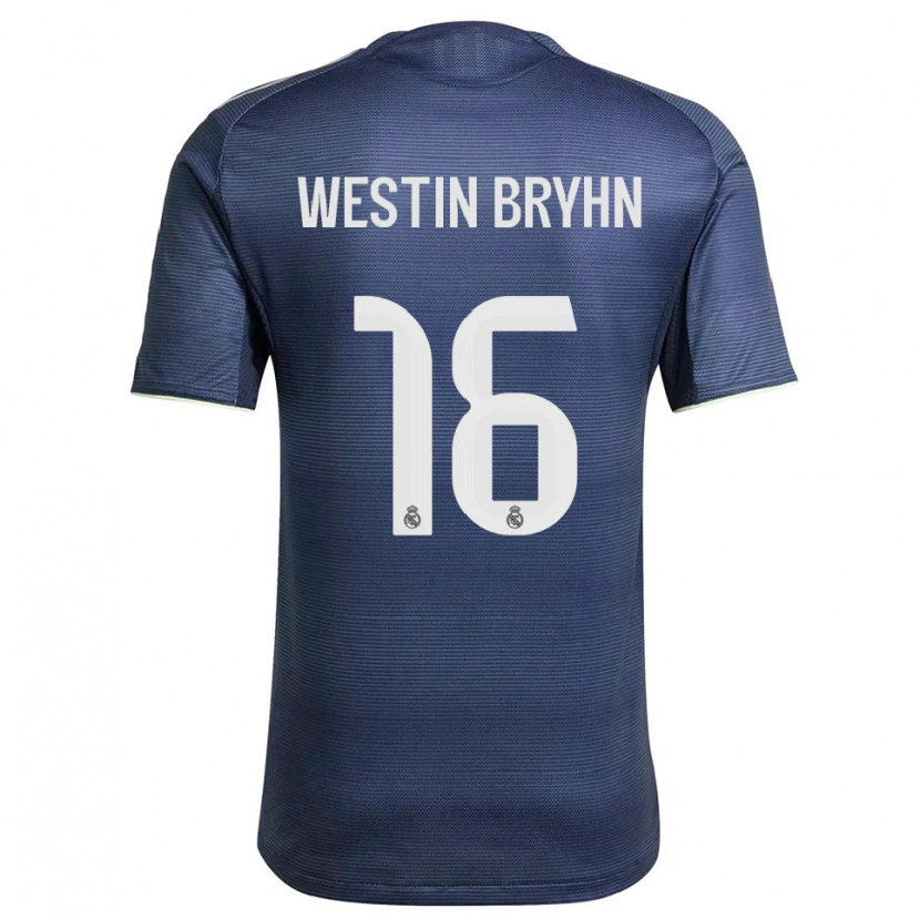 Danxen Women Leon Westin Bryhn #16 Navy Silver Away Jersey 2025/26 T-Shirt