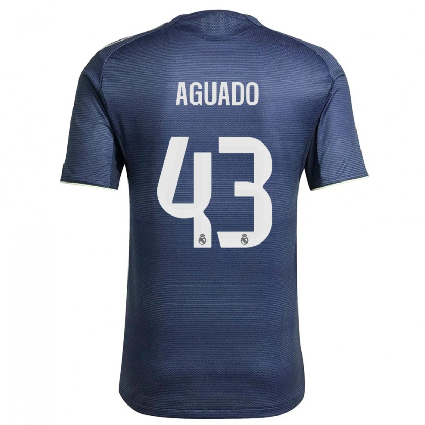 Danxen Women Diego Aguado #43 Navy Silver Away Jersey 2025/26 T-Shirt