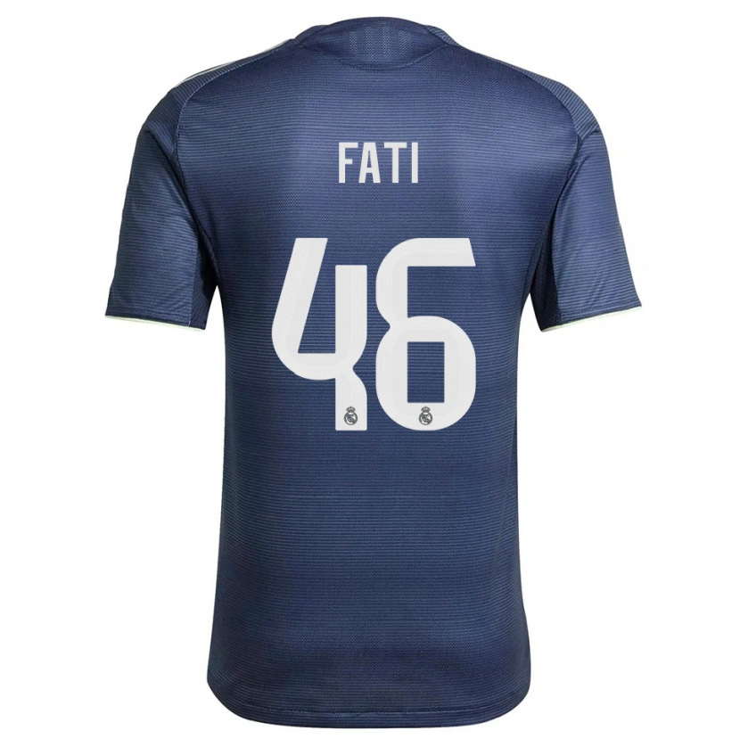 Danxen Women Lamini Fati #46 Navy Silver Away Jersey 2025/26 T-Shirt