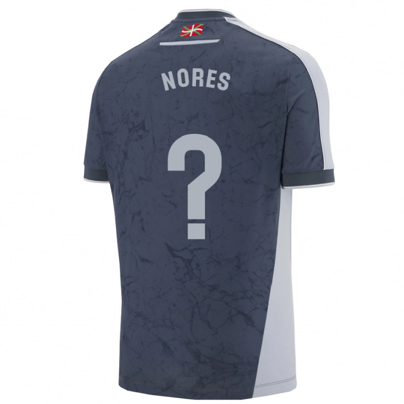 Danxen Women Alejandro Nores #0 Dark Blue White Away Jersey 2025/26 T-Shirt