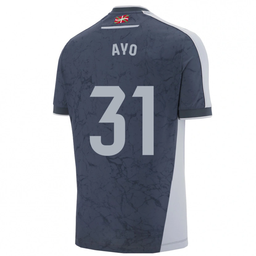 Danxen Women Unax Ayo #31 Dark Blue White Away Jersey 2025/26 T-Shirt