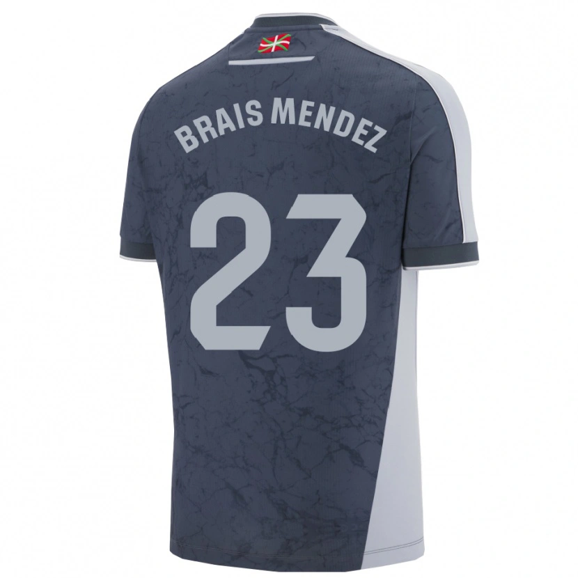 Danxen Women Brais Méndez #23 Dark Blue White Away Jersey 2025/26 T-Shirt