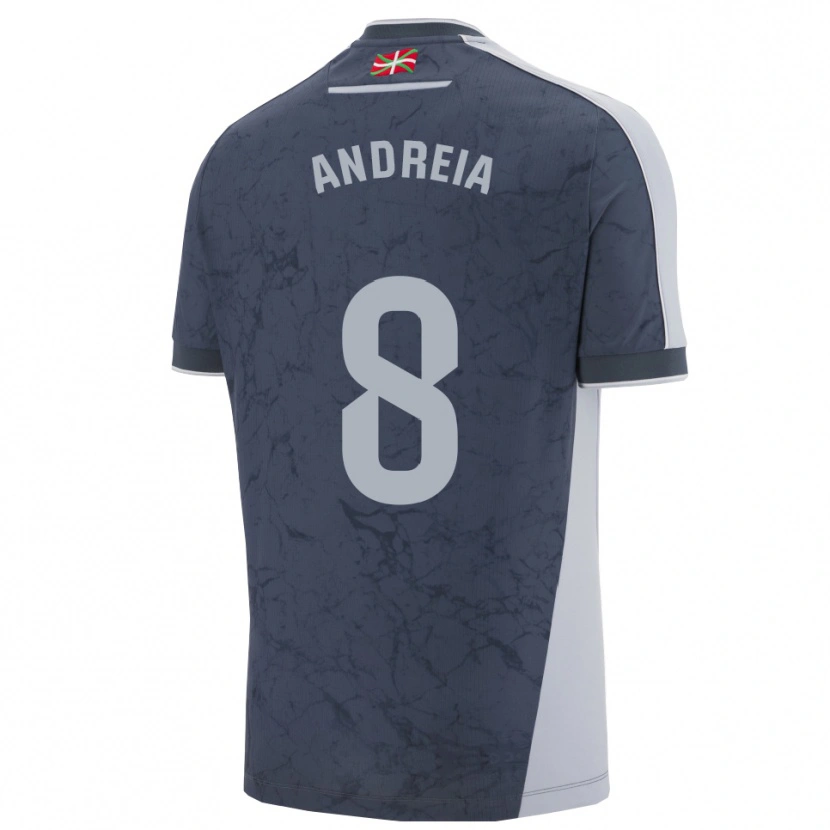 Danxen Women Andreia Jacinto #8 Dark Blue White Away Jersey 2025/26 T-Shirt