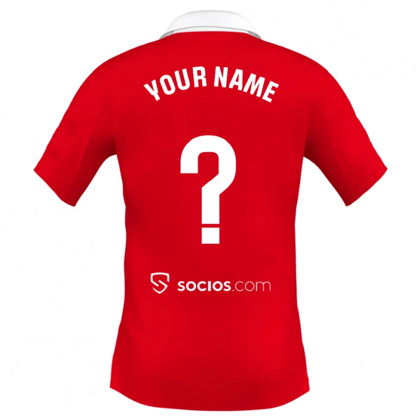 Danxen Women Your Name #0 Red White Grey Away Jersey 2025/26 T-Shirt