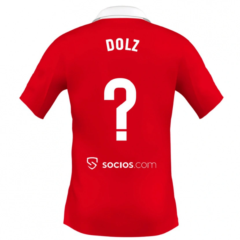 Danxen Women Marc Dolz #0 Red White Grey Away Jersey 2025/26 T-Shirt