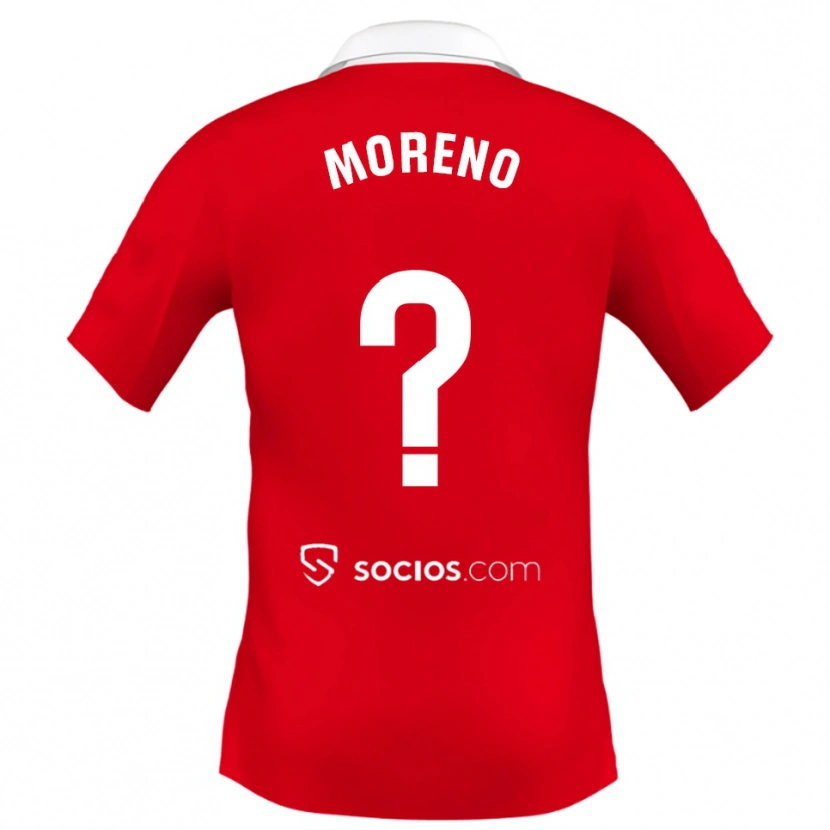 Danxen Women Jorge Moreno #0 Red White Grey Away Jersey 2025/26 T-Shirt