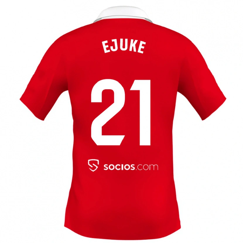 Danxen Women Chidera Ejuke #21 Red White Grey Away Jersey 2025/26 T-Shirt