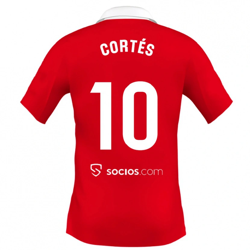 Danxen Women Millaray Cortés #10 Red White Grey Away Jersey 2025/26 T-Shirt