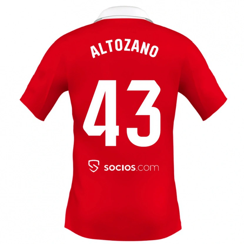 Danxen Women Edu Altozano #43 Red White Grey Away Jersey 2025/26 T-Shirt