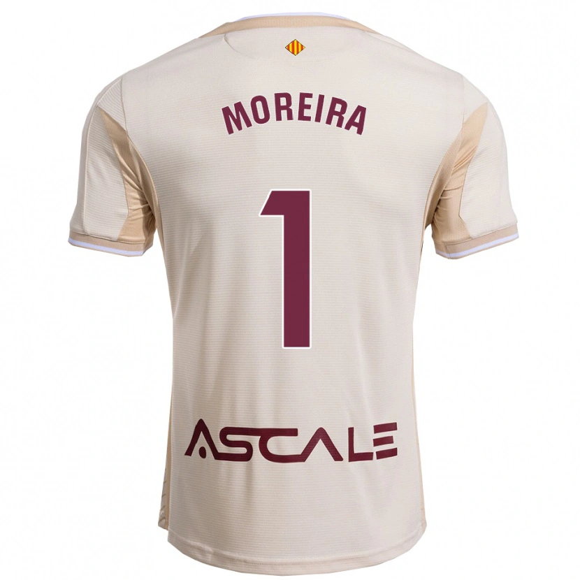 Danxen Women Yago Moreira #1 Off-White Burgundy Away Jersey 2025/26 T-Shirt