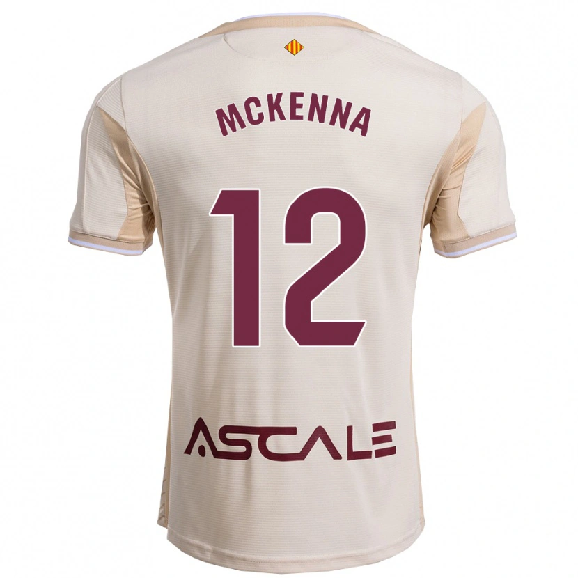 Danxen Women Kayla Mckenna #12 Off-White Burgundy Away Jersey 2025/26 T-Shirt