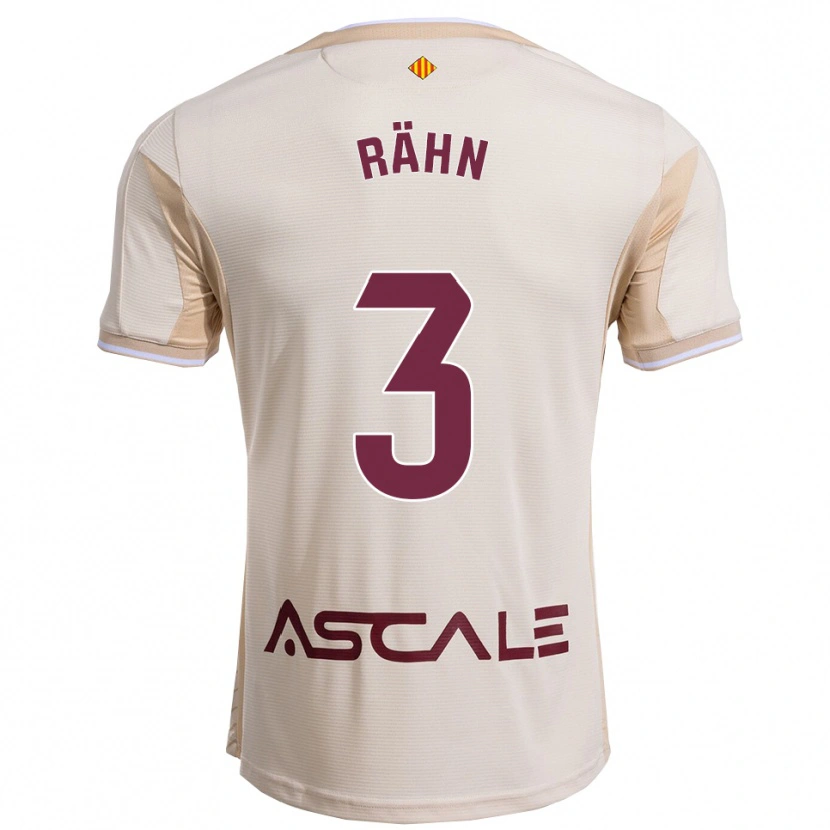 Danxen Women Ronan Rähn #3 Off-White Burgundy Away Jersey 2025/26 T-Shirt