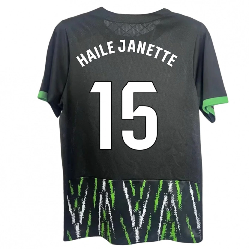 Danxen Women Haile Janette Pereira Richards #15 Black Green Away Jersey 2025/26 T-Shirt