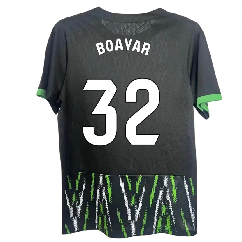 Danxen Women Adam Boayar #32 Black Green Away Jersey 2025/26 T-Shirt