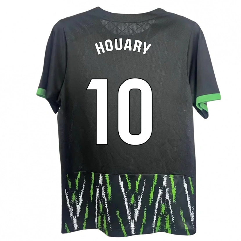 Danxen Women Ali Houary #10 Black Green Away Jersey 2025/26 T-Shirt